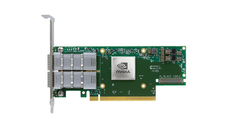 NVIDIA Mellanox ConnectX-6 Single/Dual-Port Adapter Supporting 200Gb/s