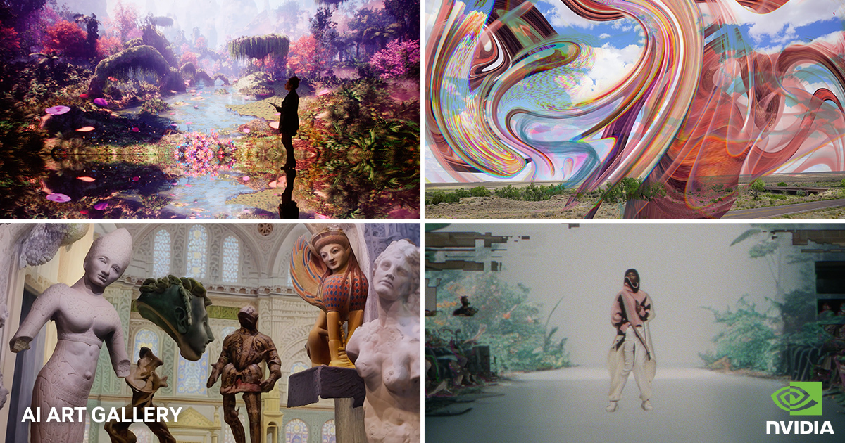 NVIDIA AI Art Gallery: Art, Music, and Poetry made with AI