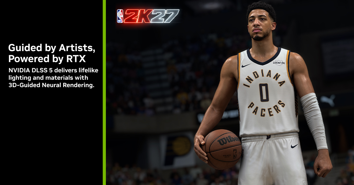 Photo: nvidia.com Nvidia DLSS 5 Debuts in NBA 2K27: 3D-Guided Neural Rendering Explained