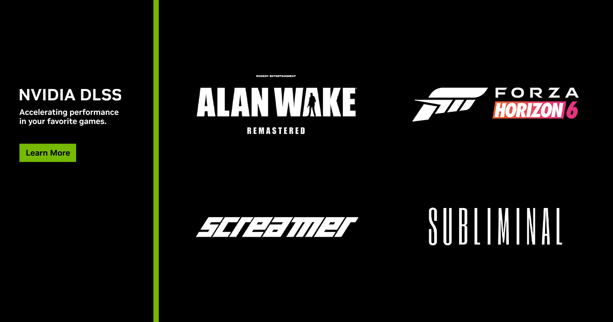 Forza Horizon 6』、『Screamer』、『Subliminal』が DLSS 4 対応で発売