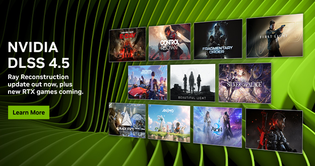 DLSS 4.5 Ray Reconstruction Available Now, CONTROL Resonant and 007 First Light with Path Tracing, RTX Mega Geometry in Gears of War: E-Day, and New RTX and ACE Games