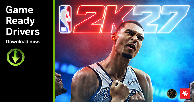 NBA 2K27 With DLSS 5 3D-Guided Neural Rendering GeForce Game Ready Driver Released
