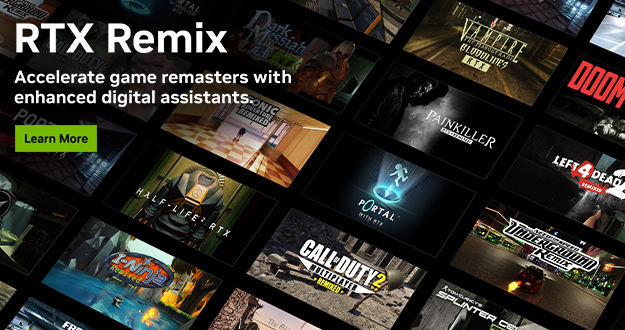RTX Remix 1.5 Brings New Packaging Workflow & Accessibility Features