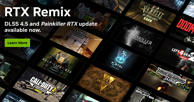 RTX Remix Upgraded With DLSS 4.5 Ray Reconstruction, New Painkiller RTX Mod Update Released