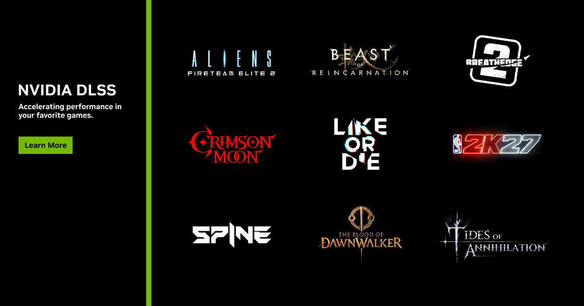 Resident Evil Requiem, Starfield and Hogwarts Legacy are among the titles NVIDIA has confirmed for a DLSS 5 update this fall. Image: NVIDIA.