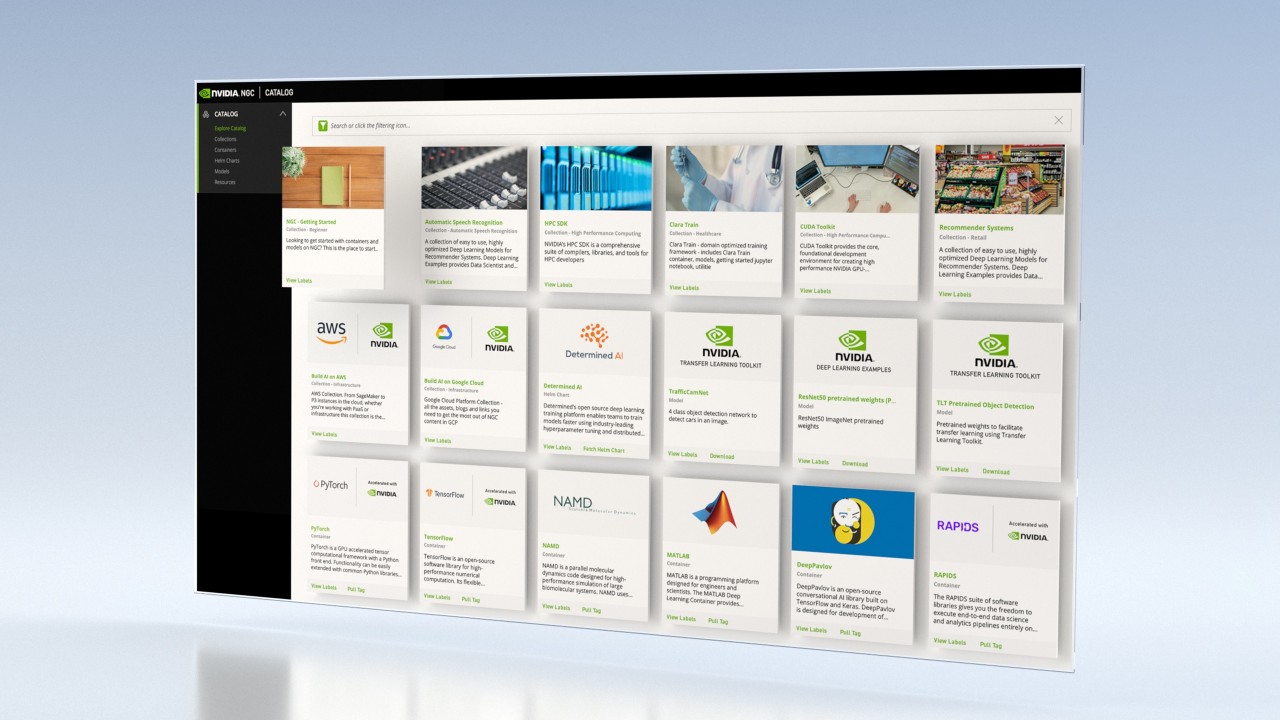 Explore NVIDIA NGC catalog