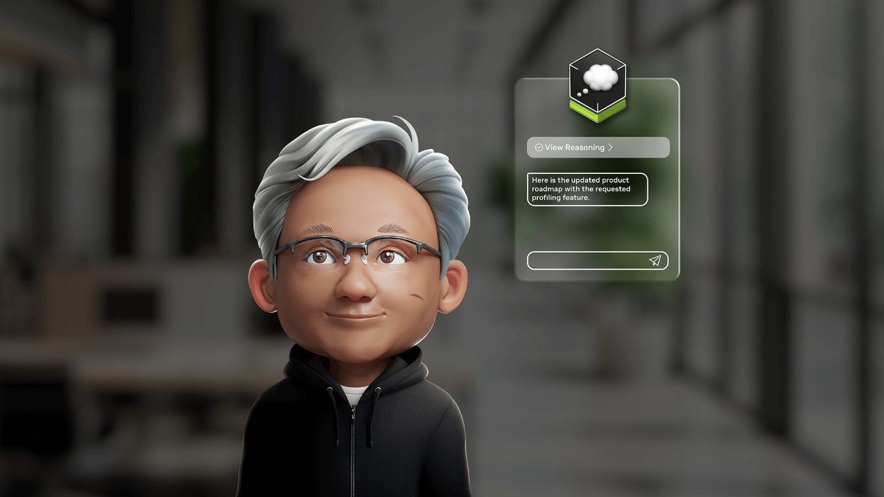 Custom AI agent of NVIDIA CEO Jensen Huang