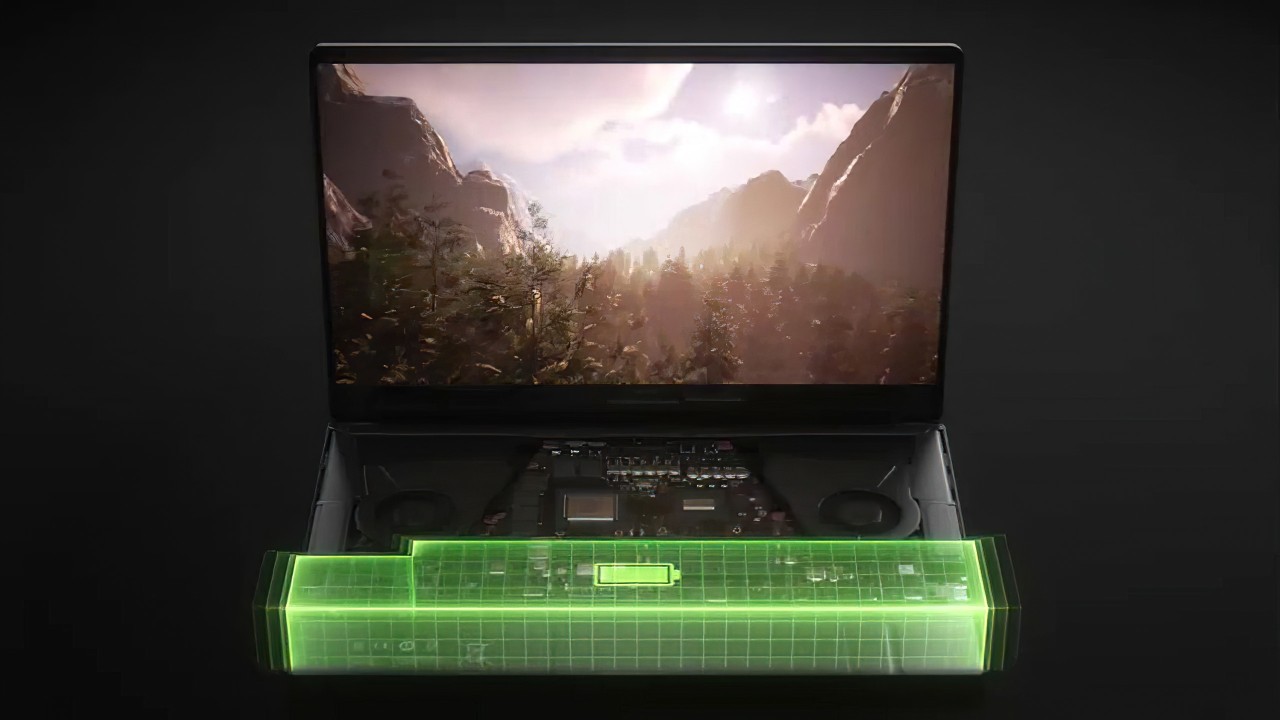 Notebook s výkonnější baterií pro delší hraní