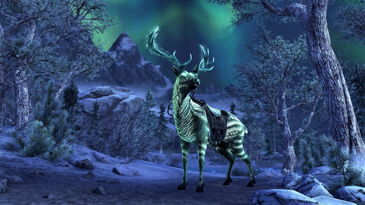 The Elder Scrolls Online Pineblossom Vale Elk Mount
