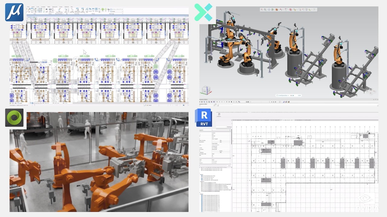 Verbindung verschiedener 3D-Tools mit Universal Scene Description (OpenUSD)