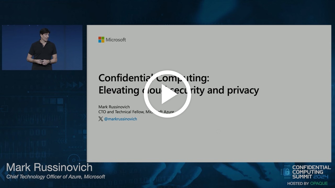 Video ansehen: Confidential Computing verbessert die Sicherheit und den Datenschutz in der Cloud