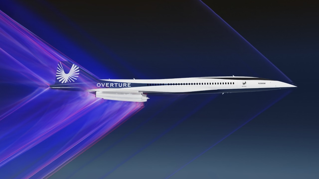 Weißes Flugzeug in der Simulation