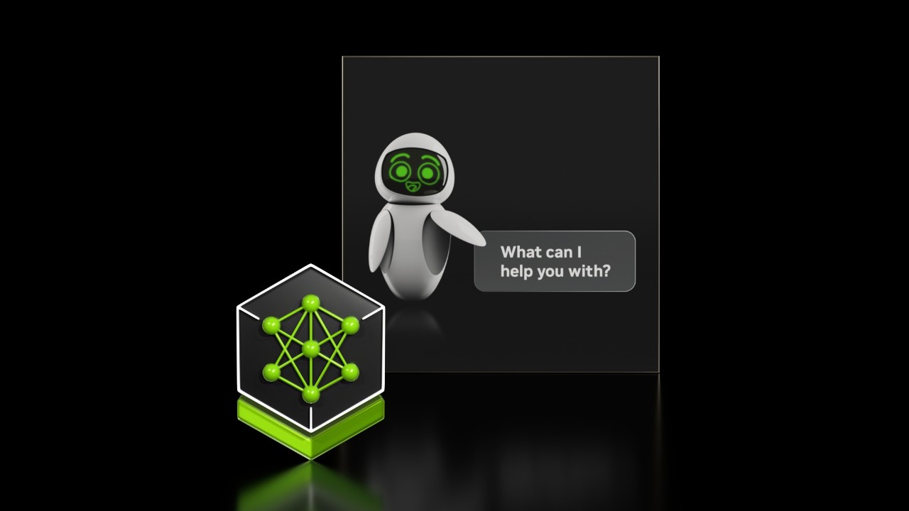 Imagen que representa el uso de los microservicios NVIDIA NIM para crear un asistente virtual con tecnología de IA.