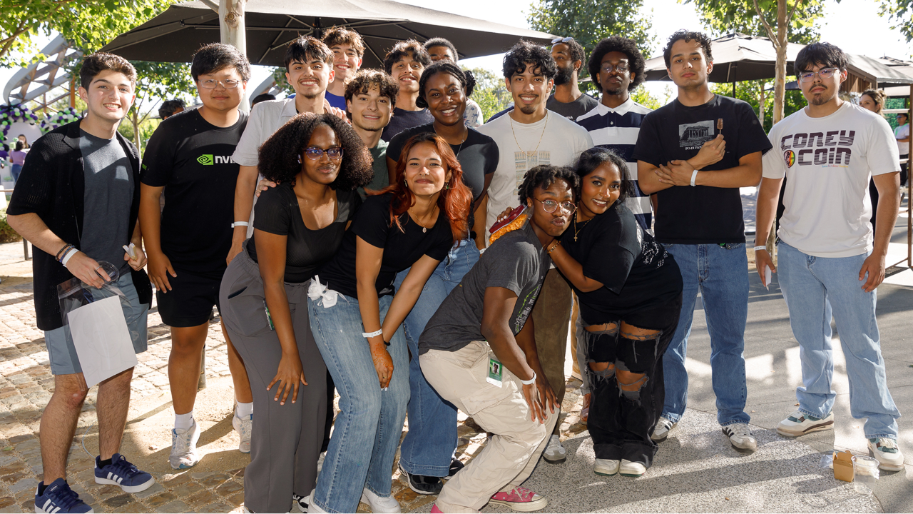 Freshmen and sophomores attending the NVIDIA Ignite program