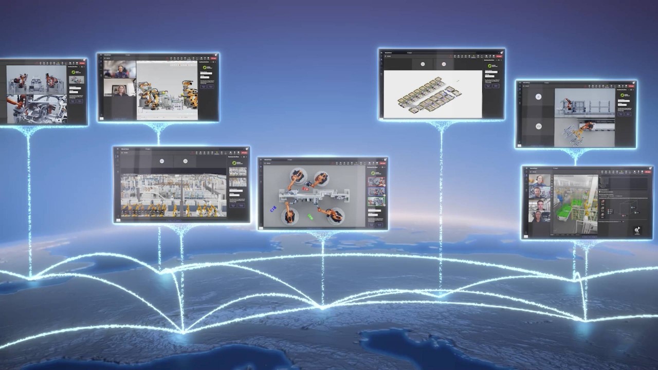 Collaborer en temps réel sur des usines virtuelles