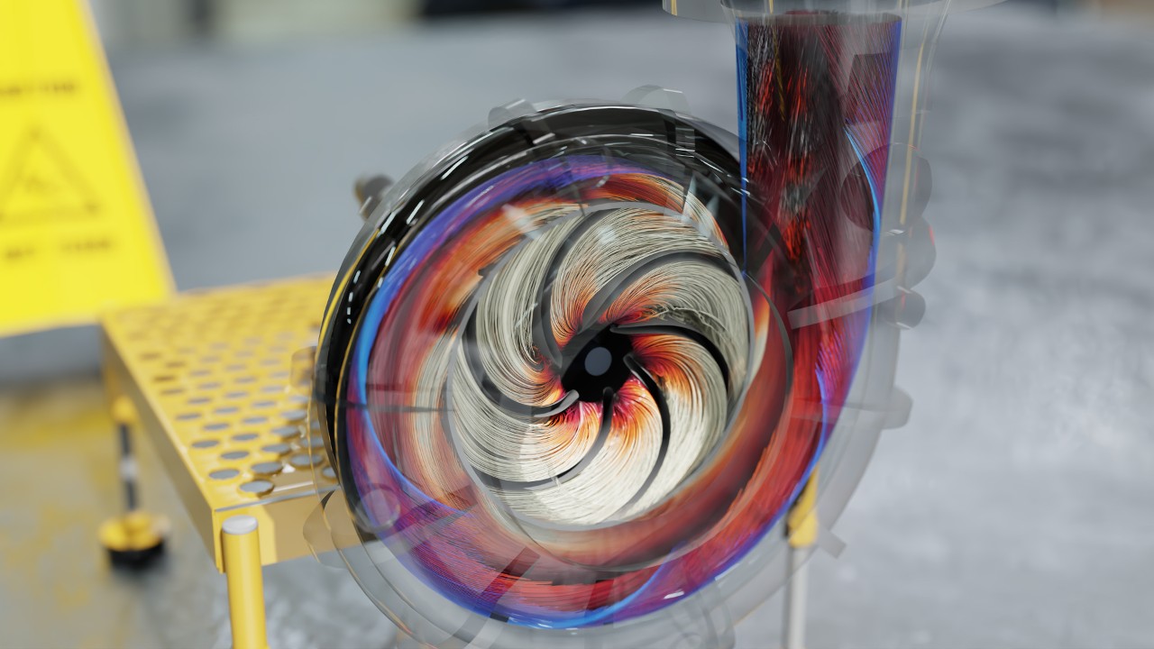 Simulation d&#39;une pompe turbo