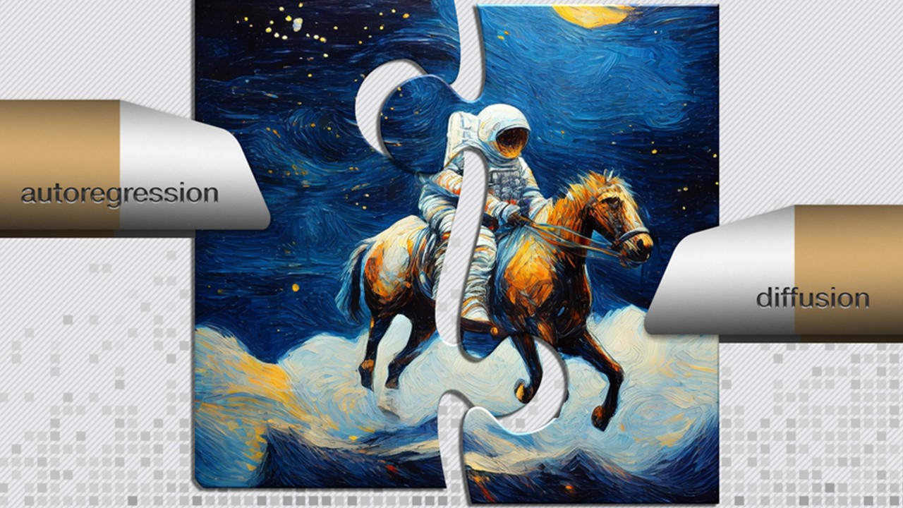 Hybrid AI, generative, high quality images