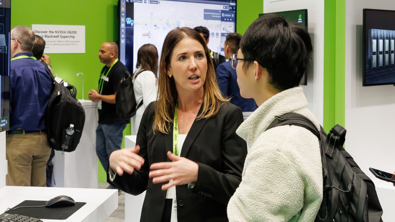 NVIDIA 展示ホールの写真