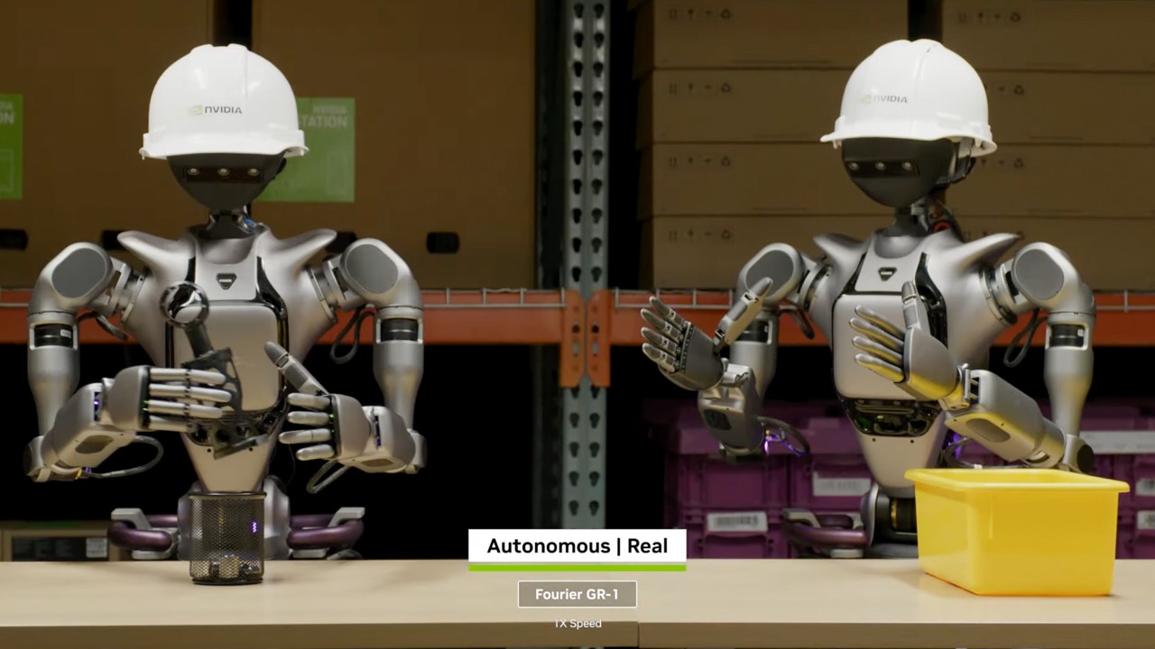 Robótica de NVIDIA para máquinas autónomas, simulaciones y robots de IA y humanoides.