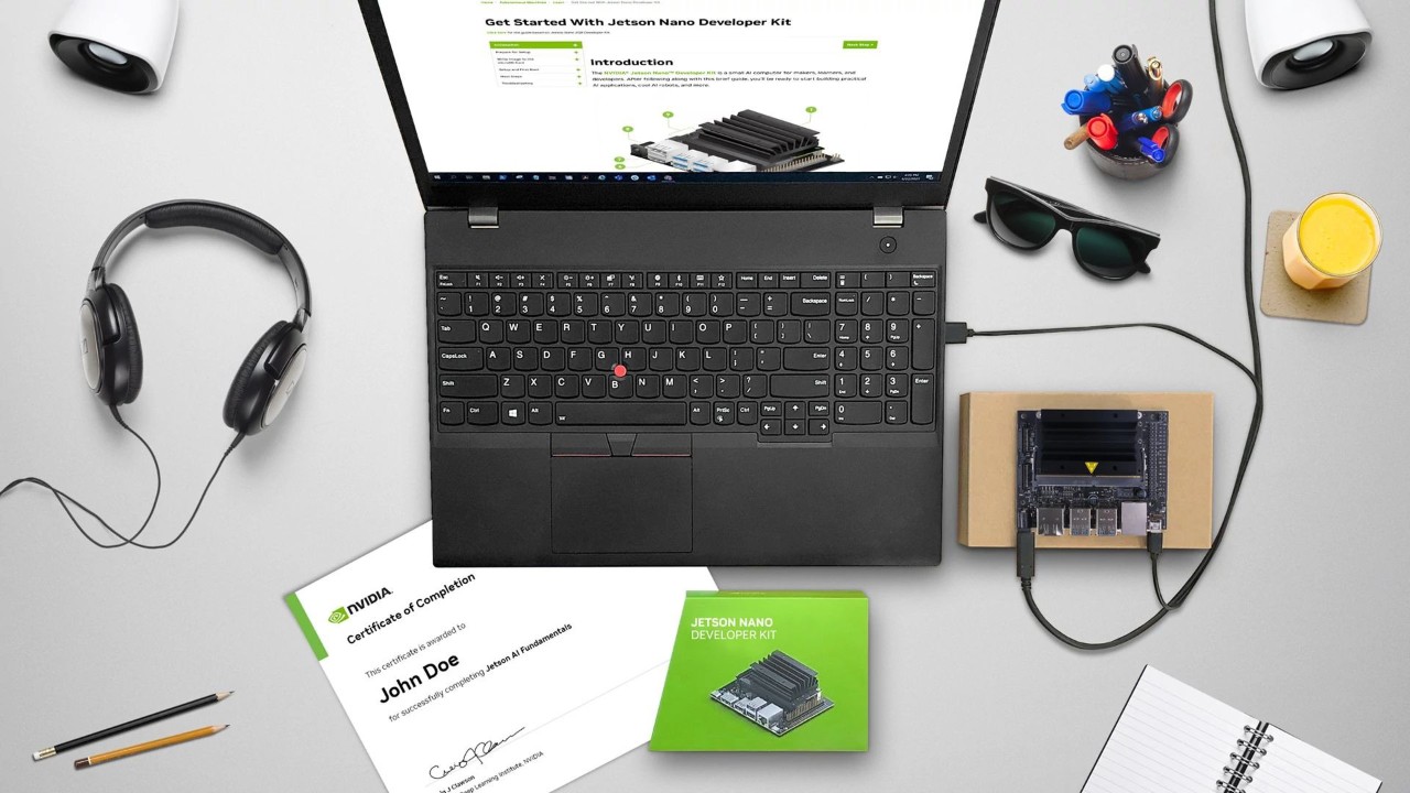 Configuración de una laptop para un curso autogestionado con IA en NVIDIA Jetson Nano