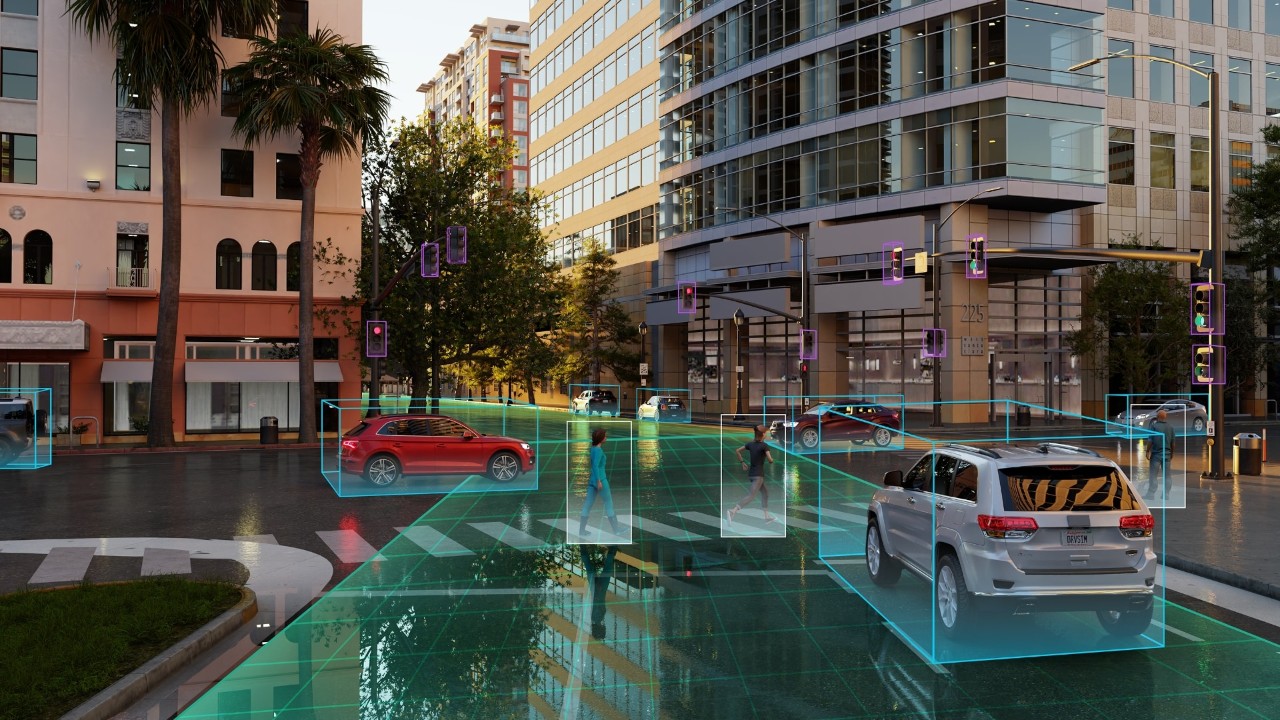 Muestra Visual de Simulación de AV