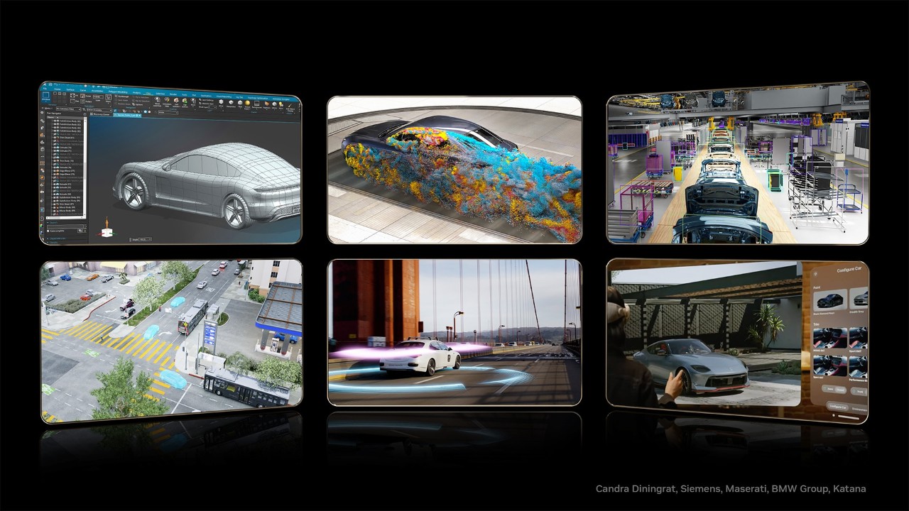適用於汽車業的 NVIDIA AI
