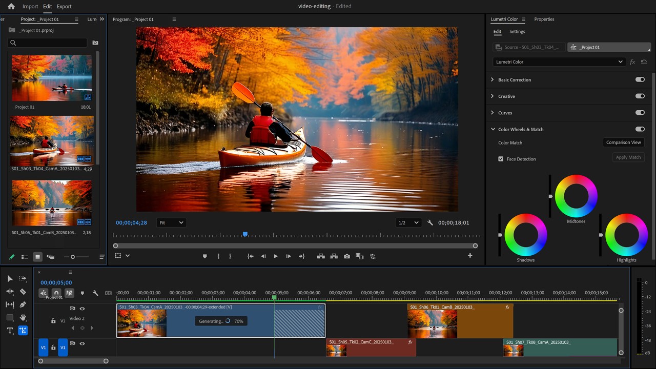 AI-Enhanced Video Editing