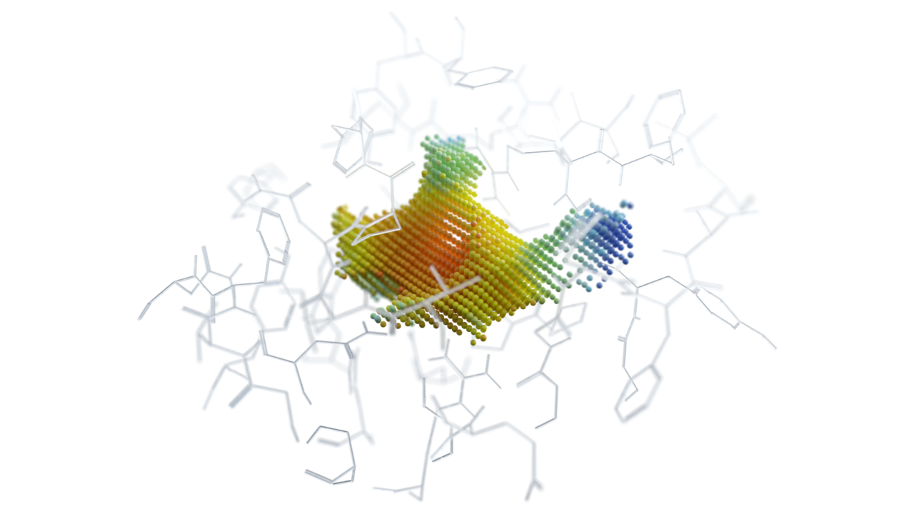 Protein structure with residue point cloud