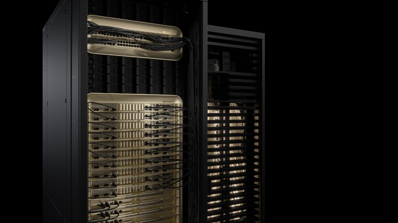 NVIDIA GB300 NVL72 with NVIDIA NVLink Fusion