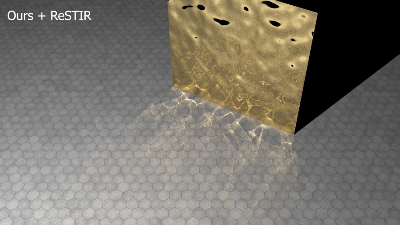  Sample space partitioning and spatiotemporal resampling for specular manifold sampling