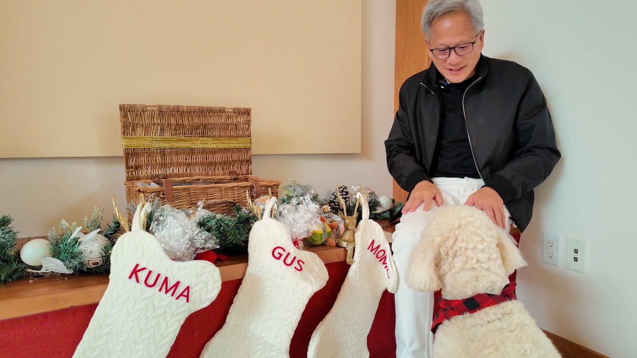 Jensen Huang Unboxes the Perfect Holiday Gift