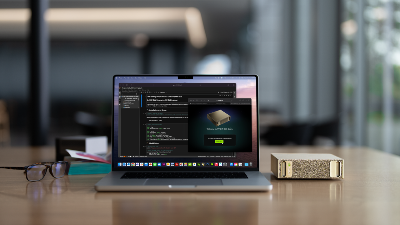 NVIDIA DGX Spark em um ambiente de desenvolvimento