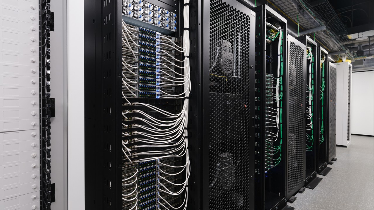 Data Center Rack with Networking