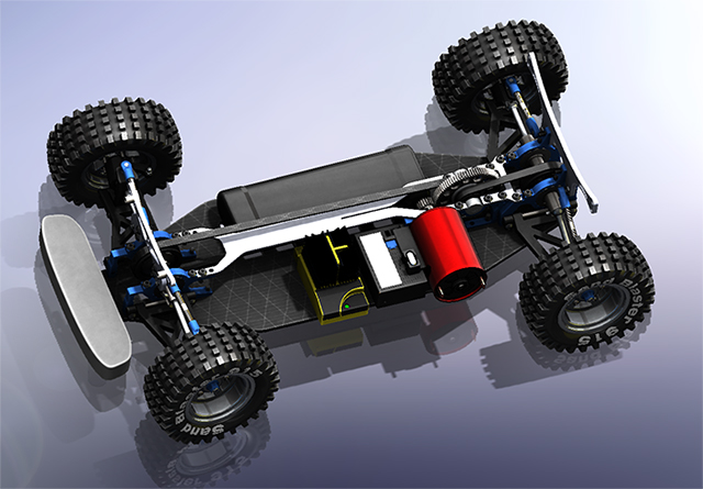 SOLIDWORKS RealView turned on